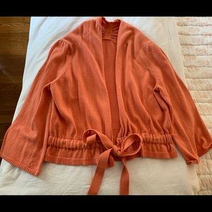 Angora Sweater wrap (peach)